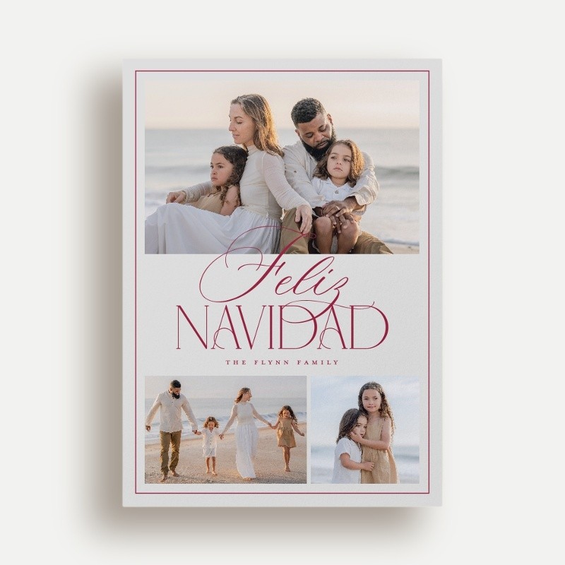 Elegant Mix Holiday Card
