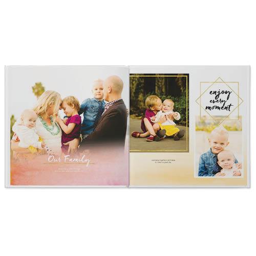 Modern Watercolor Ombre 8x8 undefined  Premium Album