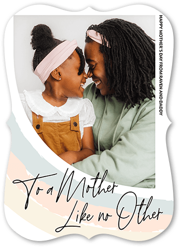 Like No Other 5x7 White  Mother's Day Card