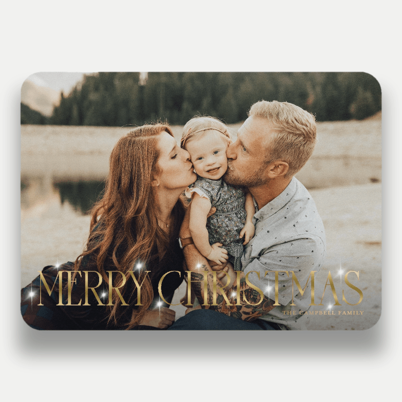 Soft Flare Holiday Card