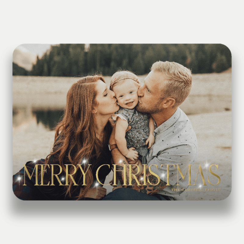 Soft Flare Holiday Card