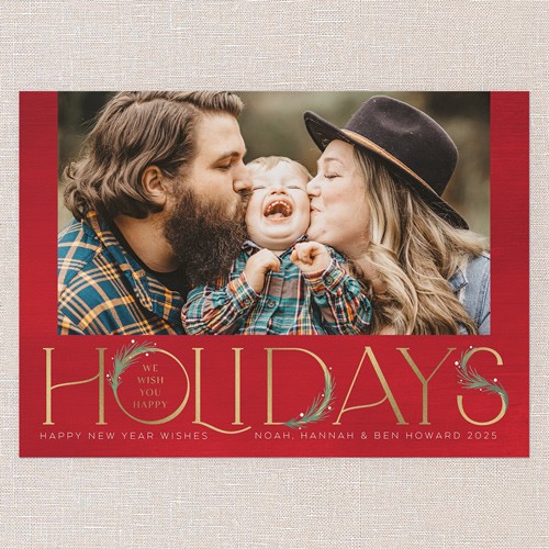 Stylish Square Holiday Card