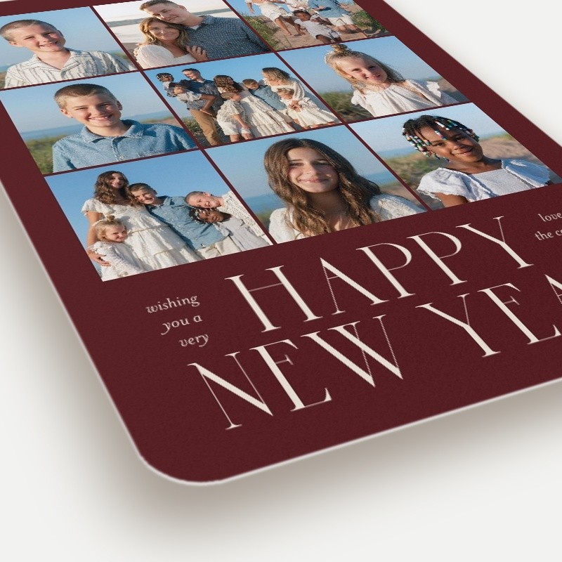 Grand Serif New Year's Card