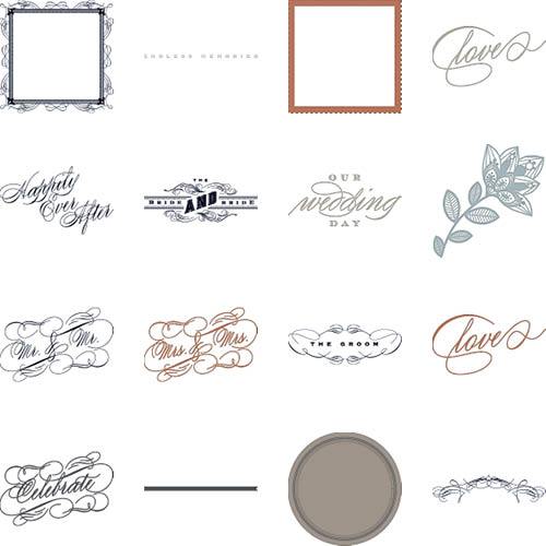 Vintage Wedding Guestbook 11x14 undefined  Premium Album