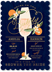 Sweet Nectarine 5x7 Foil Stamped