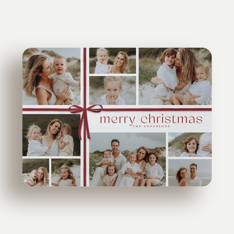 Wrapped Collage Holiday Card