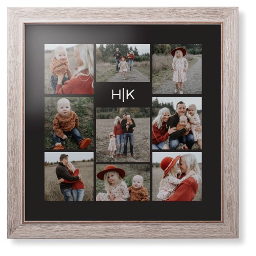 Modern Gallery Monogram of Nine