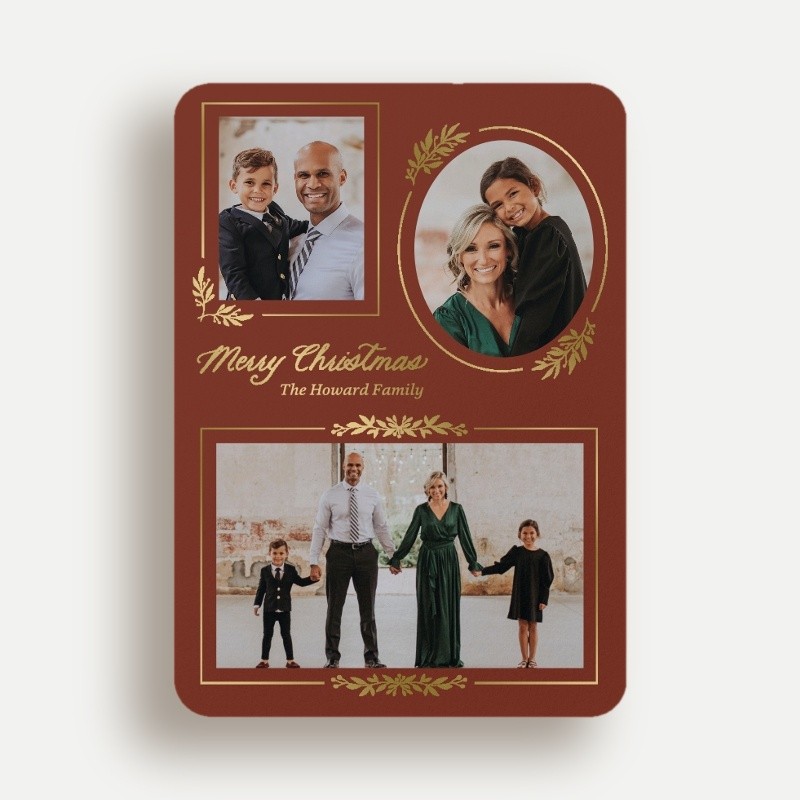 Botanical Frames Holiday Card