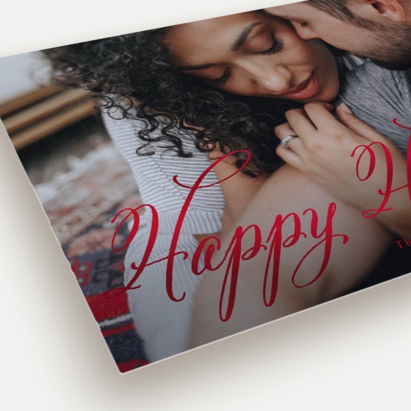 Simply Script Holiday Card