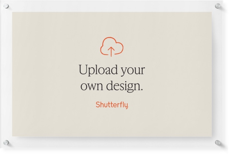 Upload Your Own Design Landscape Floating Frame Acrylic Print