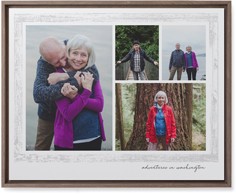 Brushed Border Collage Of Four