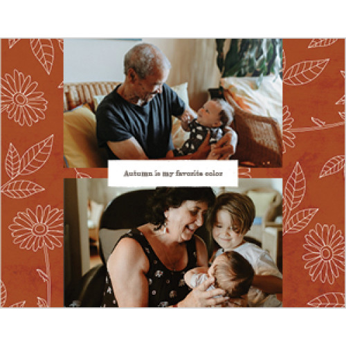 Seasonal Patterns Calendar 8x11 undefined  Wall Calendar