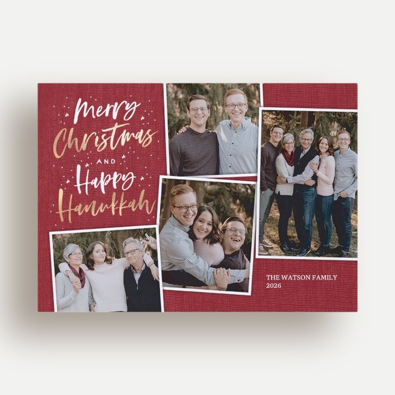 Glad Merry Hanukkah Card