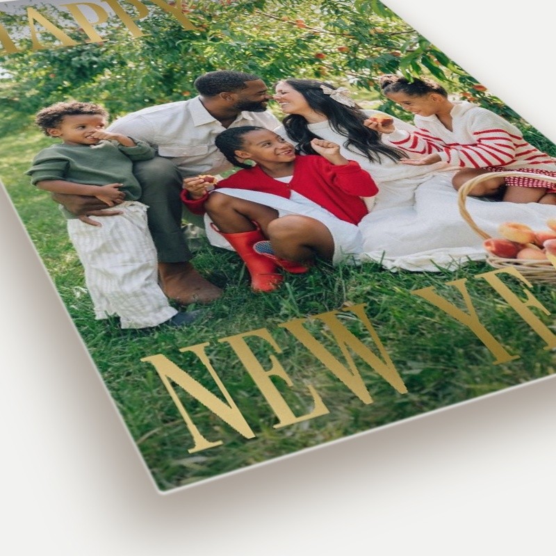 Split Serif Holiday Card