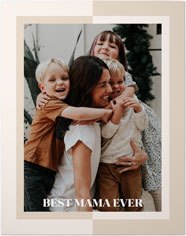 Neutral Colorblock Frame