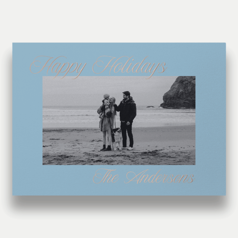 Elegant Signature Holiday Card