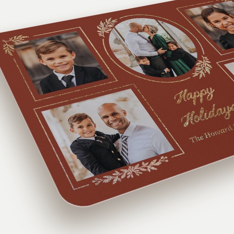 Botanical Frames Holiday Card
