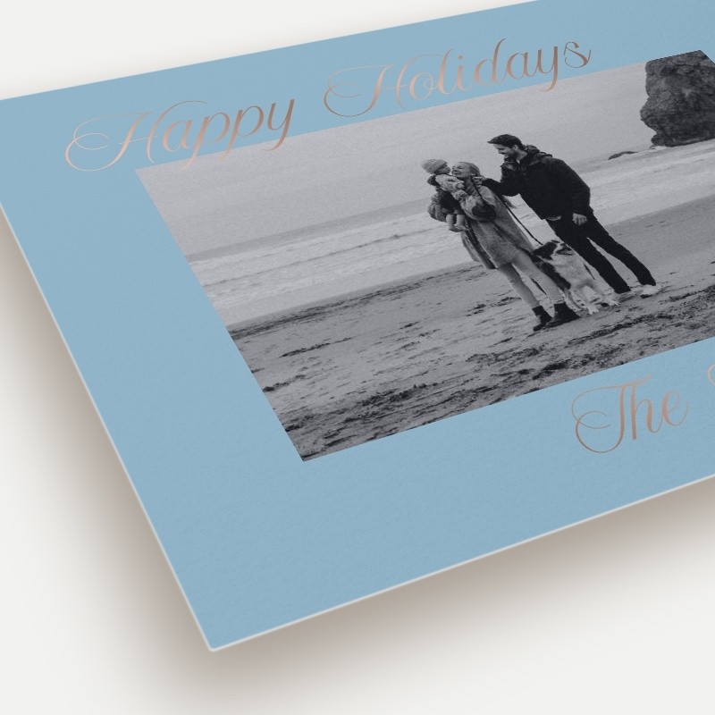 Elegant Signature Holiday Card