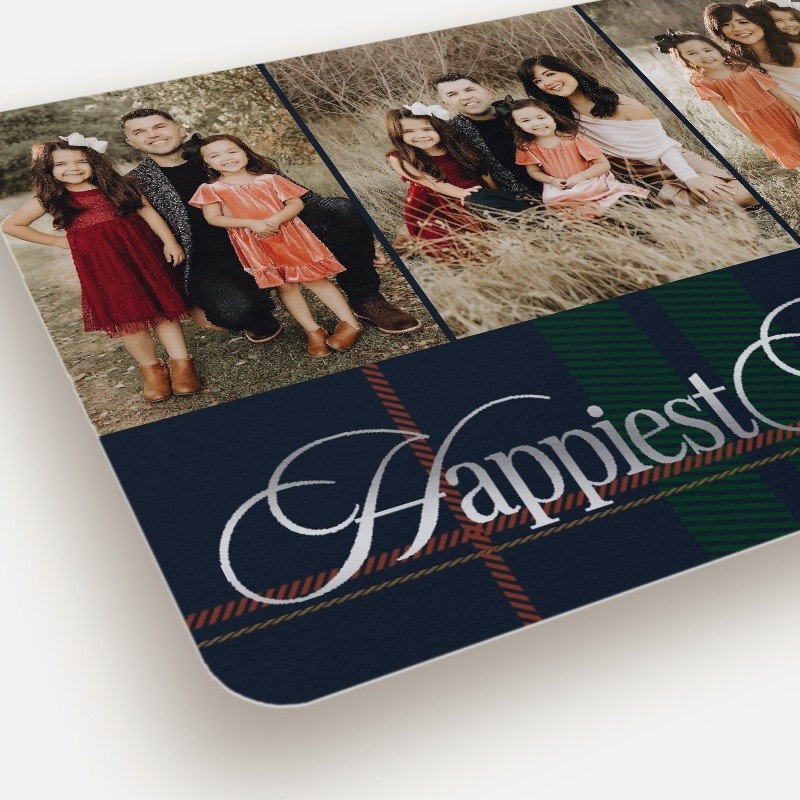 Preppy Plaid Holiday Card