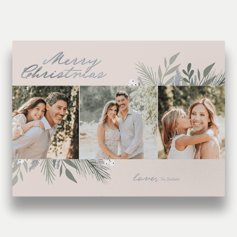 Scattered Botanicals Holiday Card