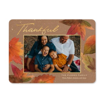 Autumn Gift Thanksgiving Card
