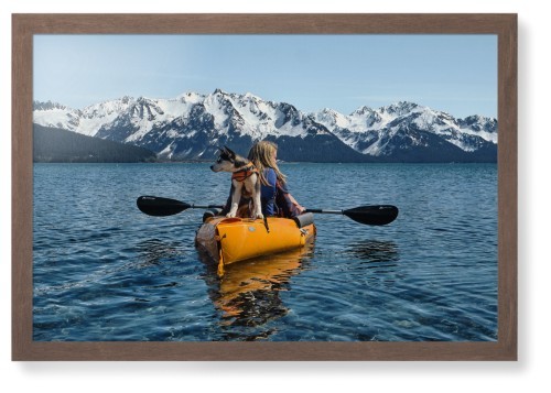 Framed Prints: Photo Gallery Landscape Walnut Contemporary Frame 24x36 1 Photo Shutterfly