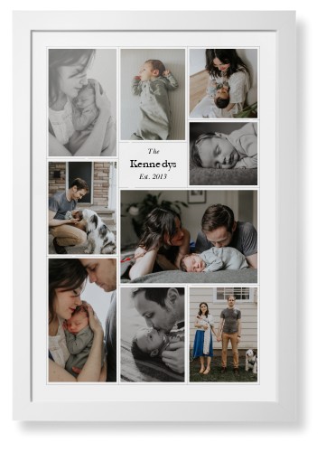 Modern Family Collage Portrait