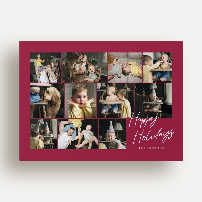 Signature Collage Holiday Card