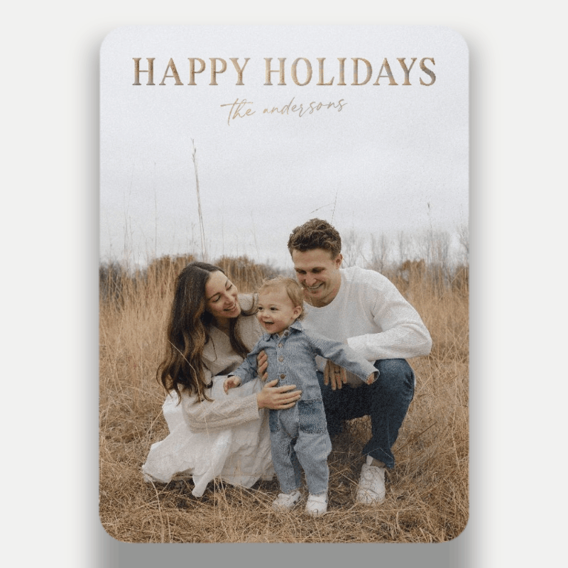 Vivid Greeting Holiday Card