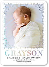 Shimmering Baby Borders