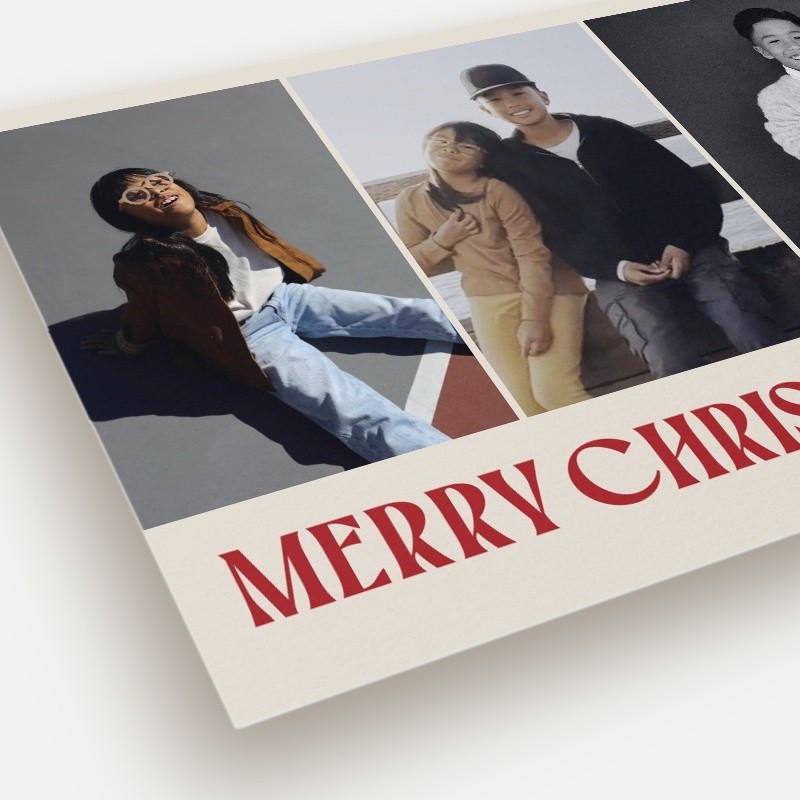 Bold Collage Holiday Card