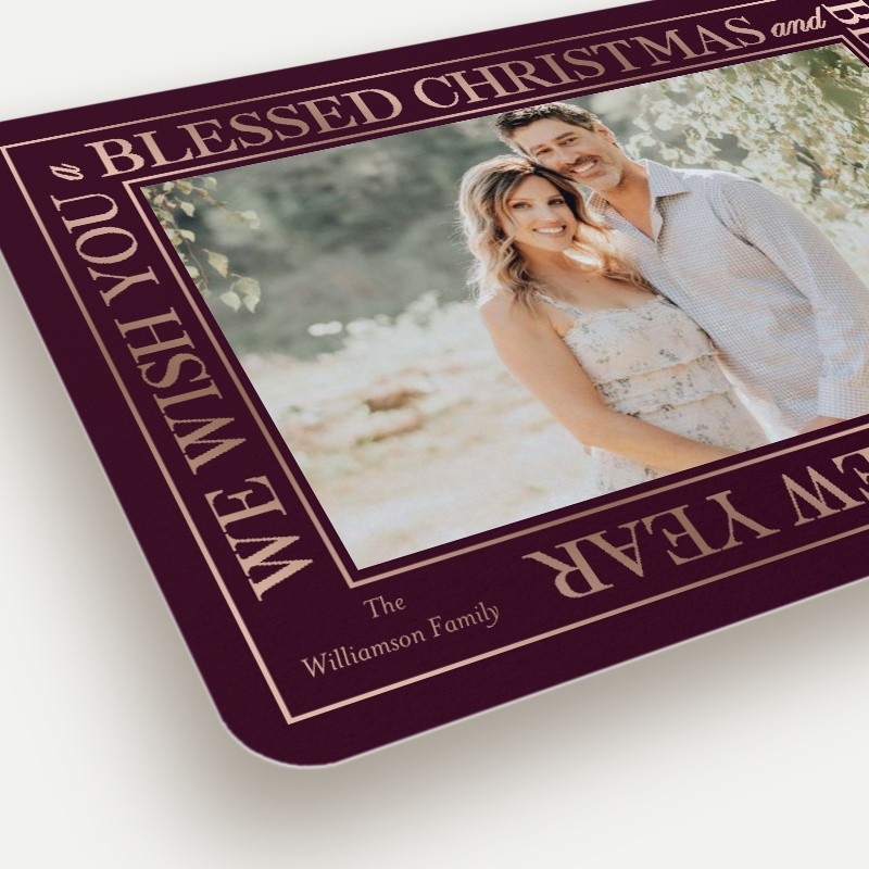 Wrapped Wishes Holiday Card