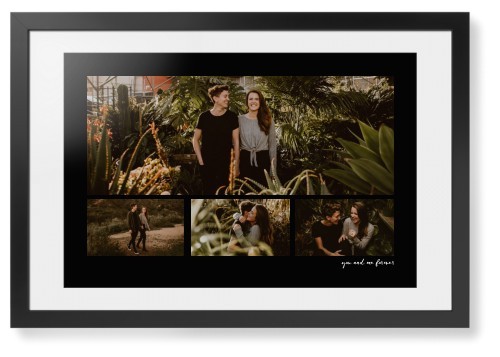 Framed Prints: Modern Hero Gallery Of Four Black Contemporary Frame White Top Mat Black Bottom Mat 20x30 4 Photos Shutterfly