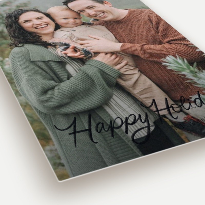 Script Overlay Holiday Card