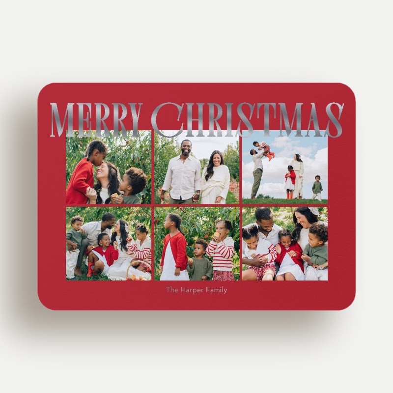 Elegant Serif Holiday Card