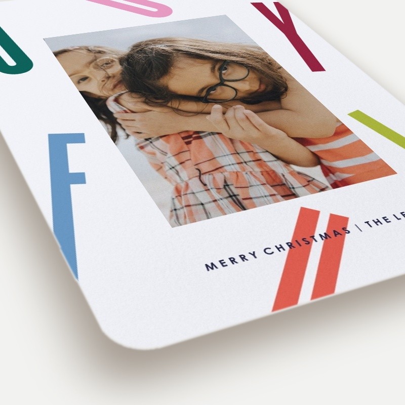 Scattered Joyful Holiday Card
