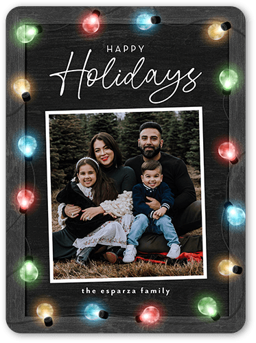 Black Holiday Photo Cards