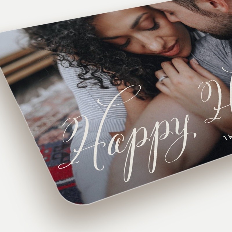 Simply Script Holiday Card