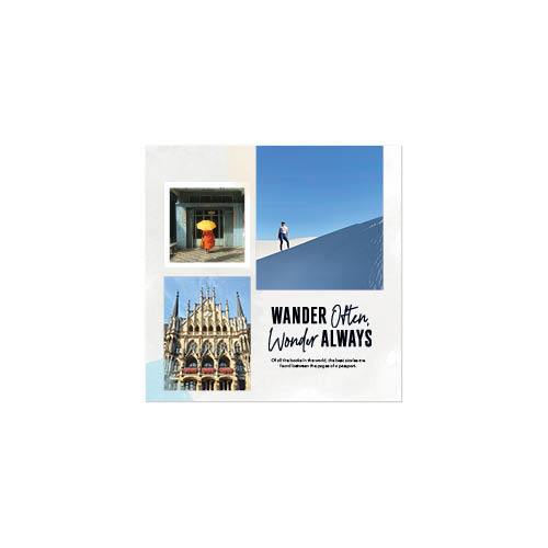 Inspirational Travel Calendar 12x12 undefined  Wall Calendar