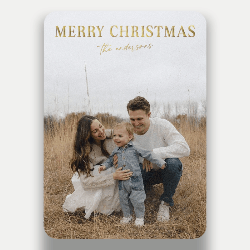 Vivid Greeting Holiday Card