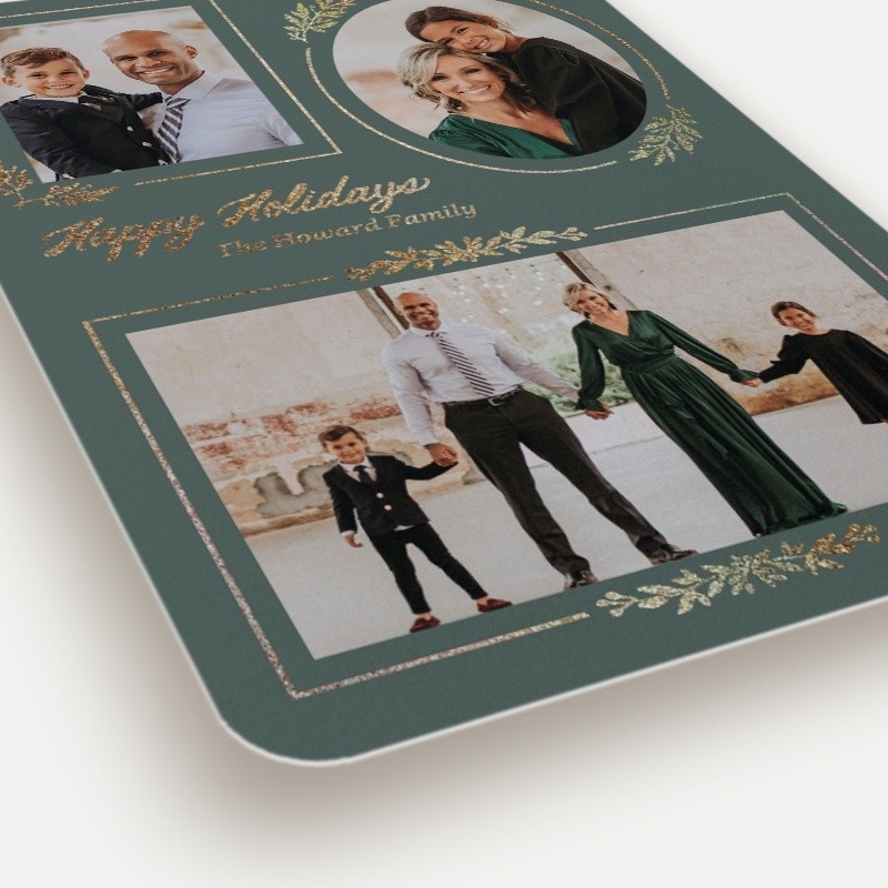 Botanical Frames Holiday Card