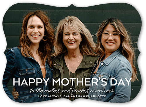 Immeasurable Impression 5x7 White  Mother's Day Card