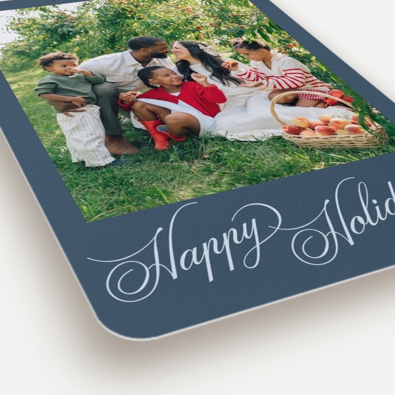 Script Collage Holiday Card