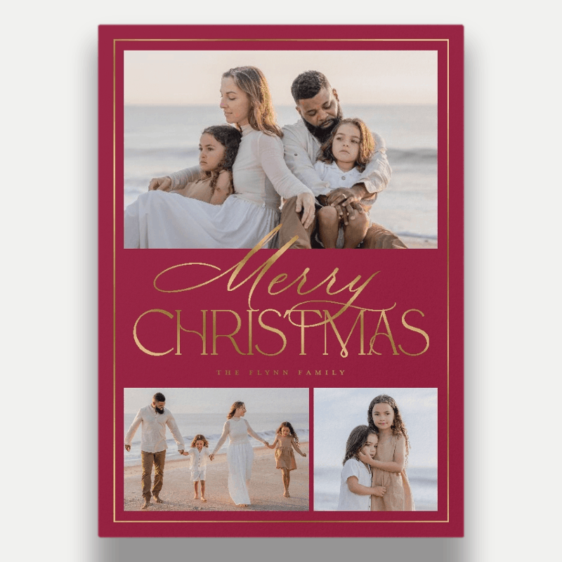 Refined Collage Holiday Card