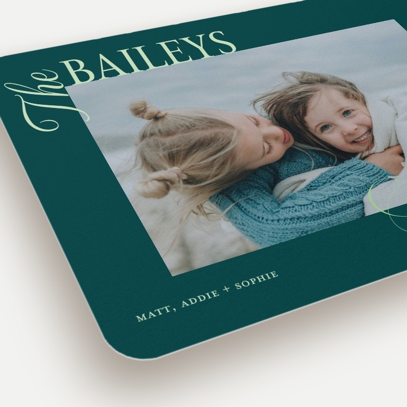 Bold Clipped Holiday Card