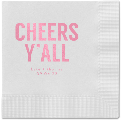 White Cocktail Napkins