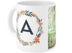 Bright Floral Wreath Monogram