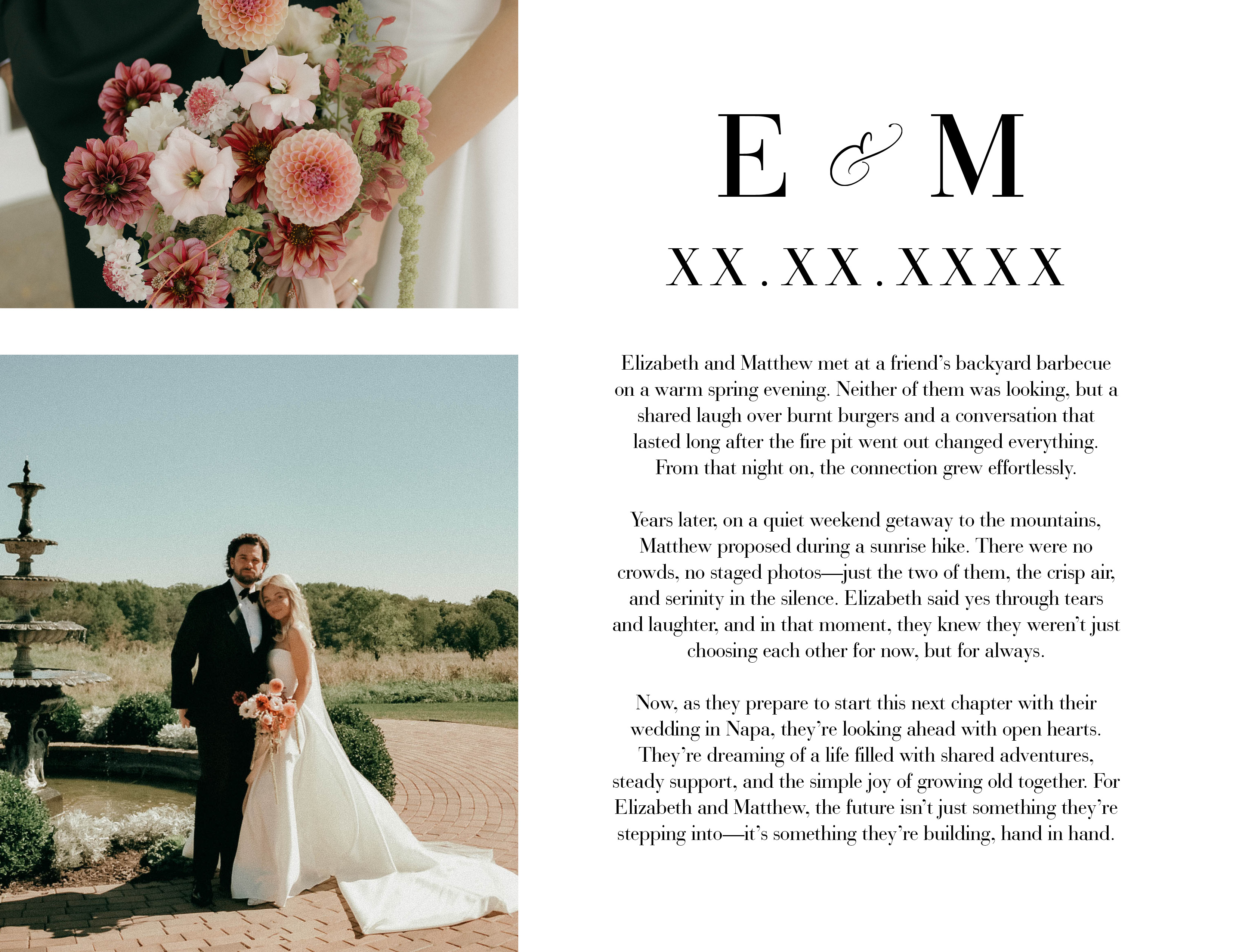 Timeless Love Story Calendar 8x11 undefined  Wall Calendar