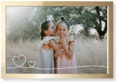 Double Heart Line Art