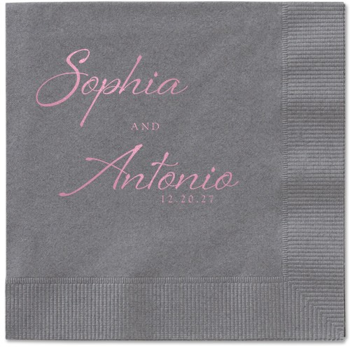 Pink Wedding Napkins